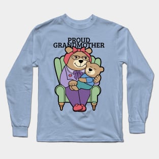 Proud Grandmother Bear with Child Long Sleeve T-Shirt